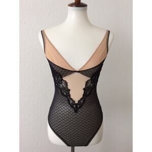 Calvin Klein Lingerie Teddy Camisole Floral Lace Sheer